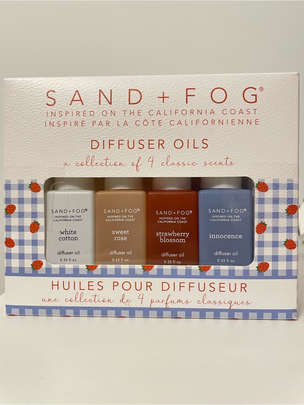 SAND + FOG Diffuser Oils Collection of 4 Classic Scents - 4x0.33 FL OZ (10 ML)